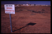 mine sign